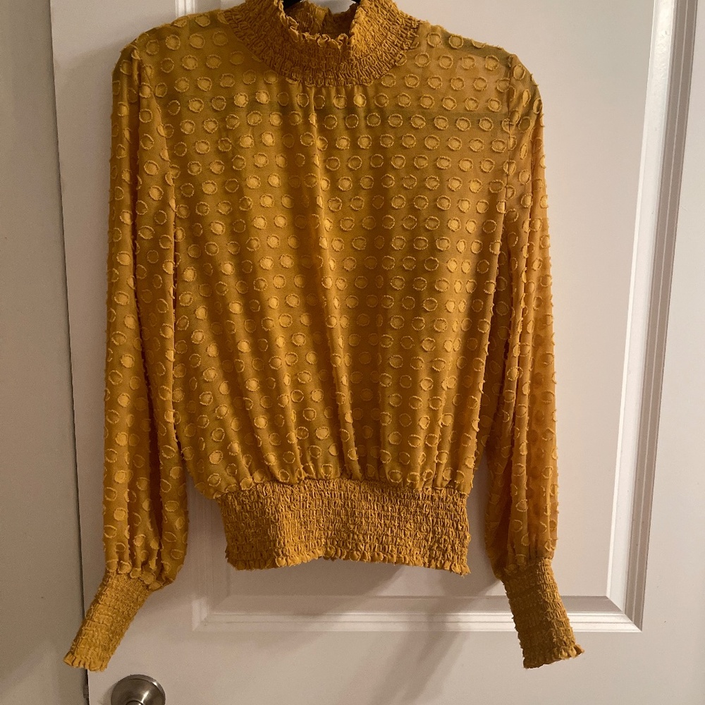 Yellow blouse